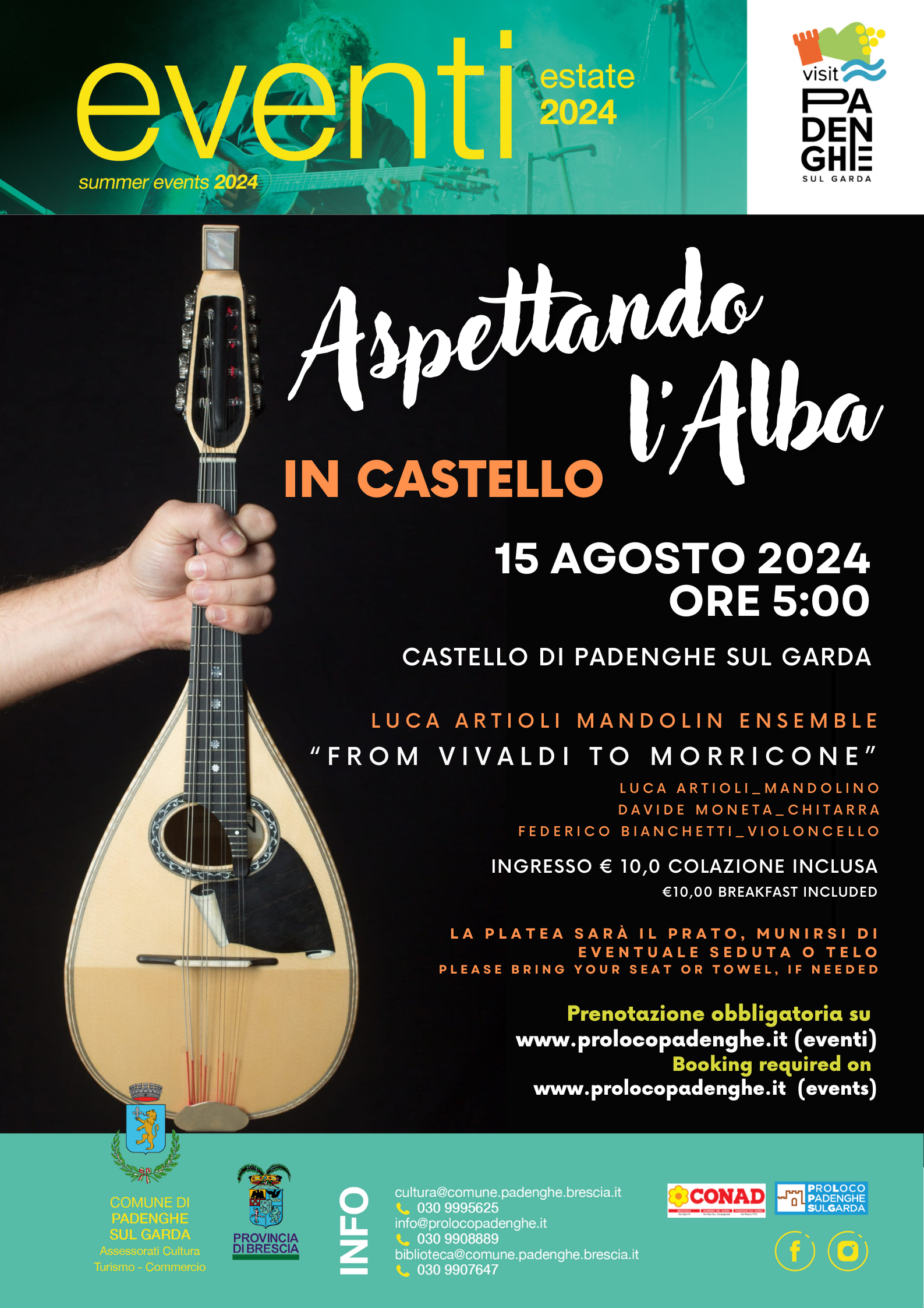 ASPETTANDO L'ALBA IN CASTELLO  2024