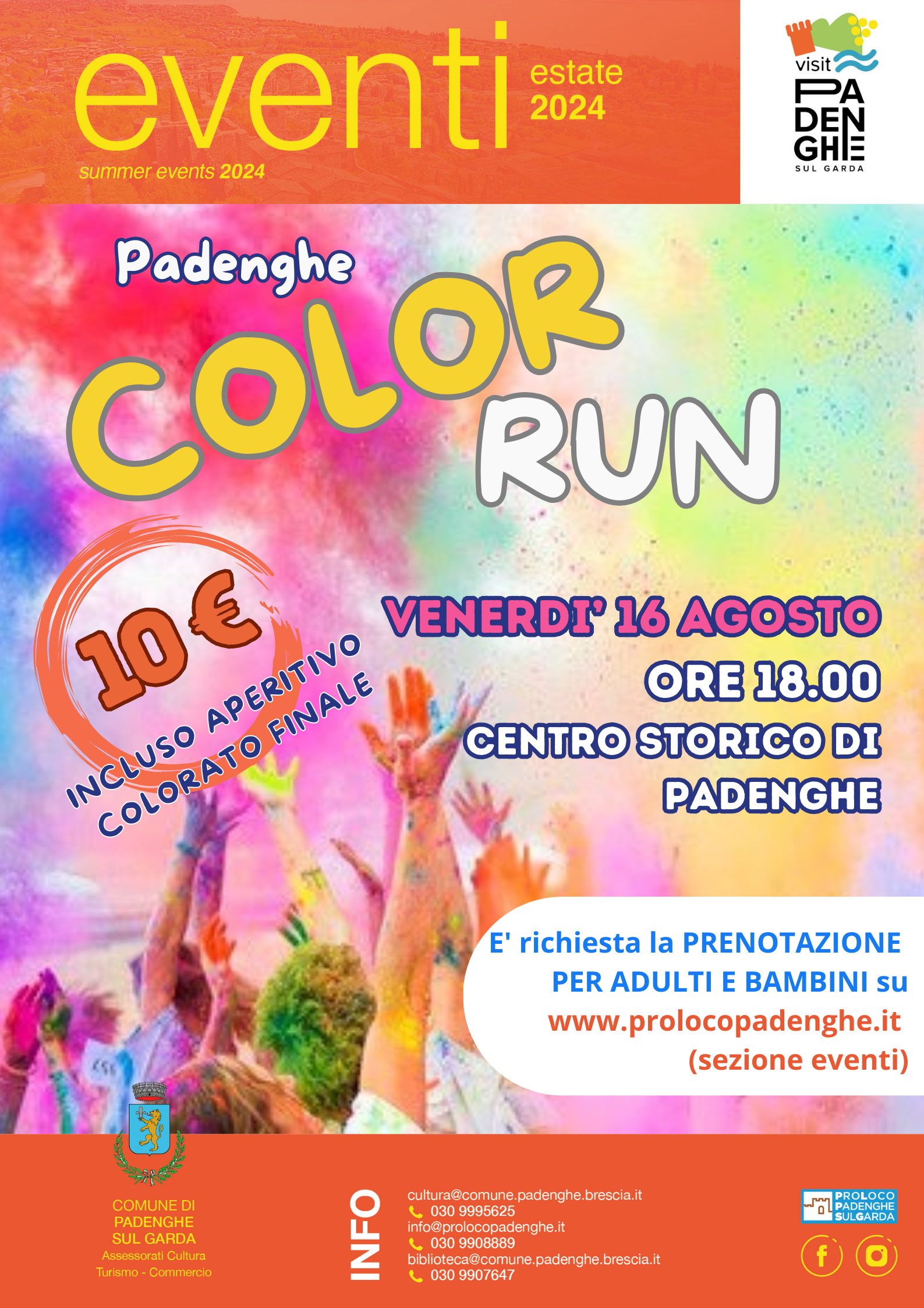 COLOR RUN - 16 agosto ore 18:00