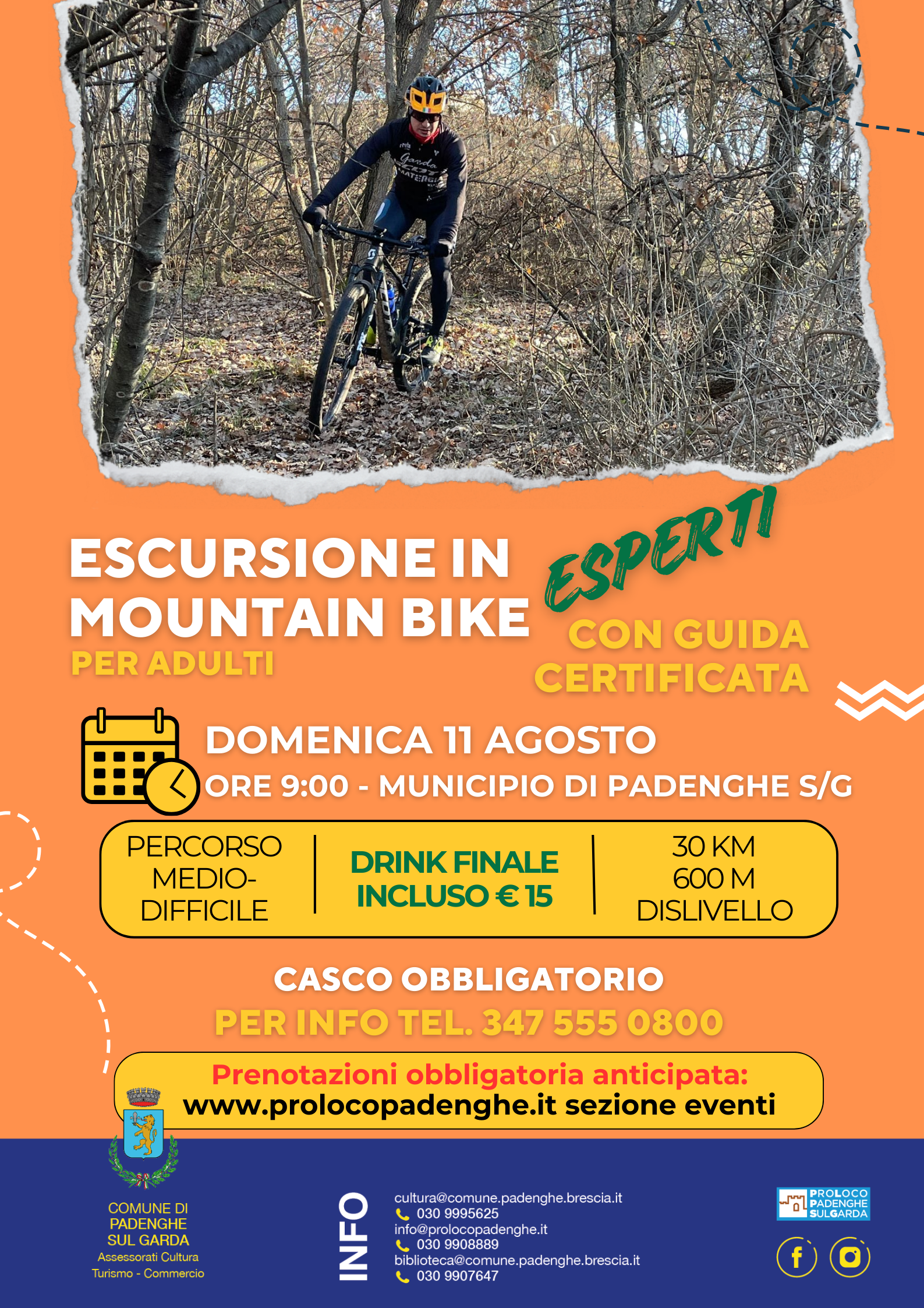MOUNTAIN BIKE EXCURSION FOR EXPERTS 11th AUGUST