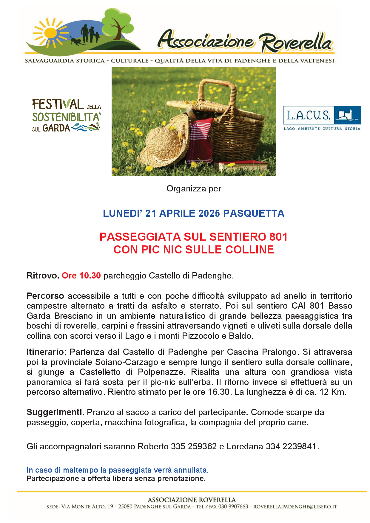 PASSEGGIATA SENTIERO 801