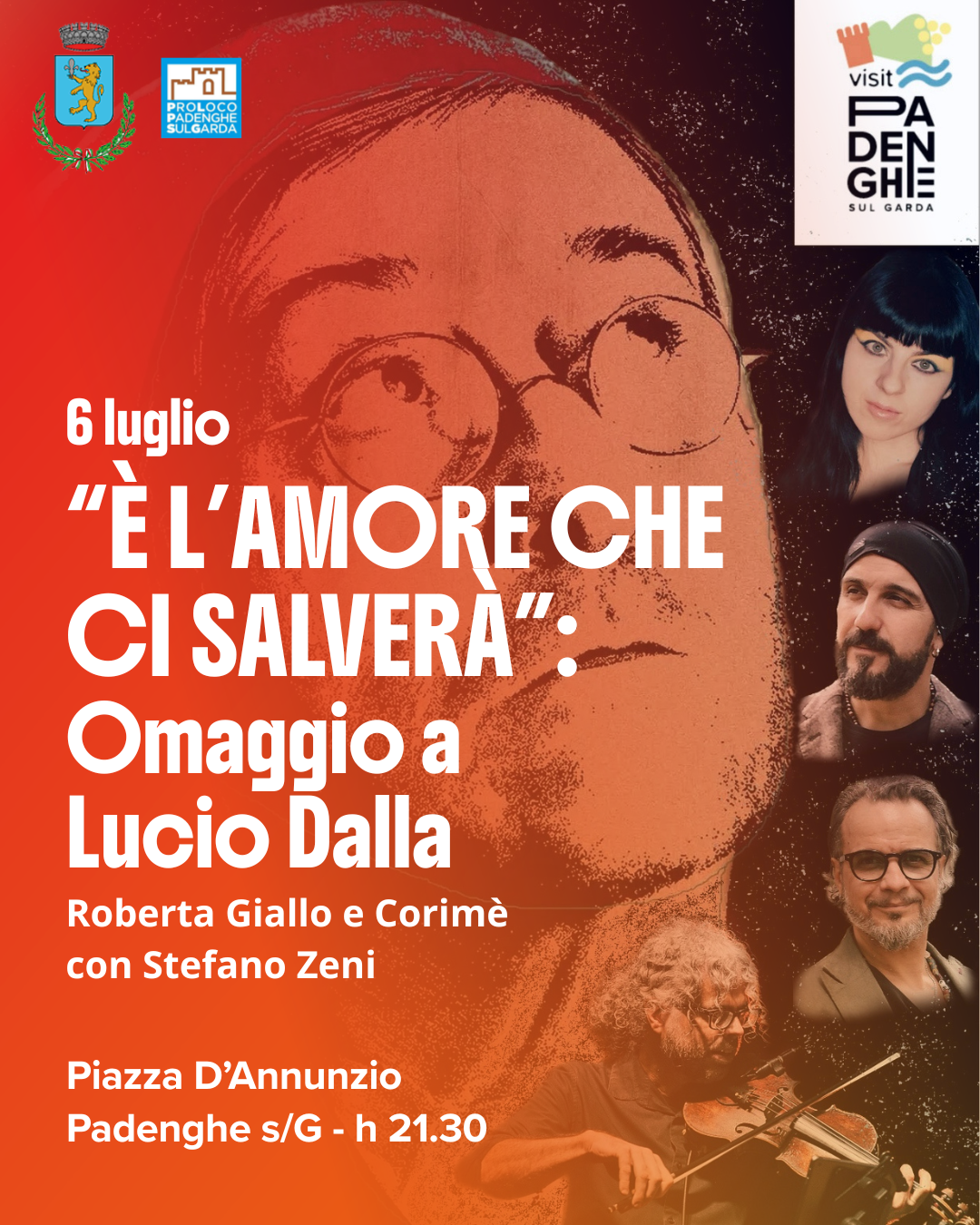 ''È L'AMORE CHE CI SALVERÀ'': OMAGGIO A LUCIO DALLA